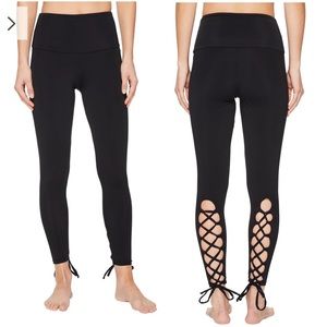 Onzie x Pure Barre Laced Up Leggings